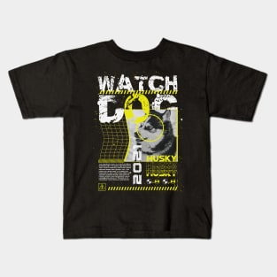 Watchdog - Husky Kids T-Shirt